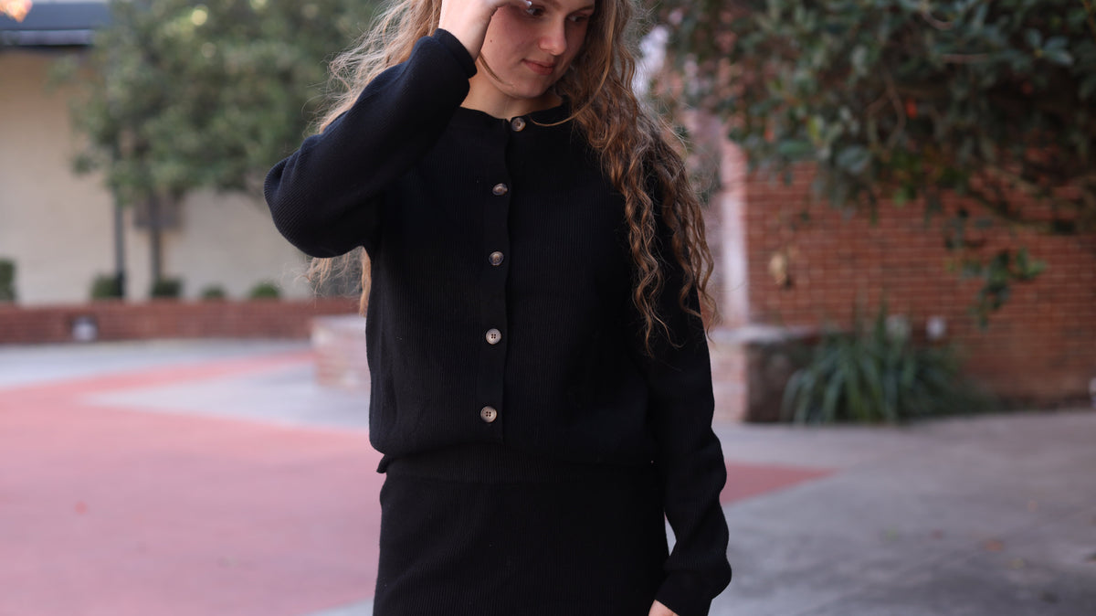Spencer Cardigan - Black